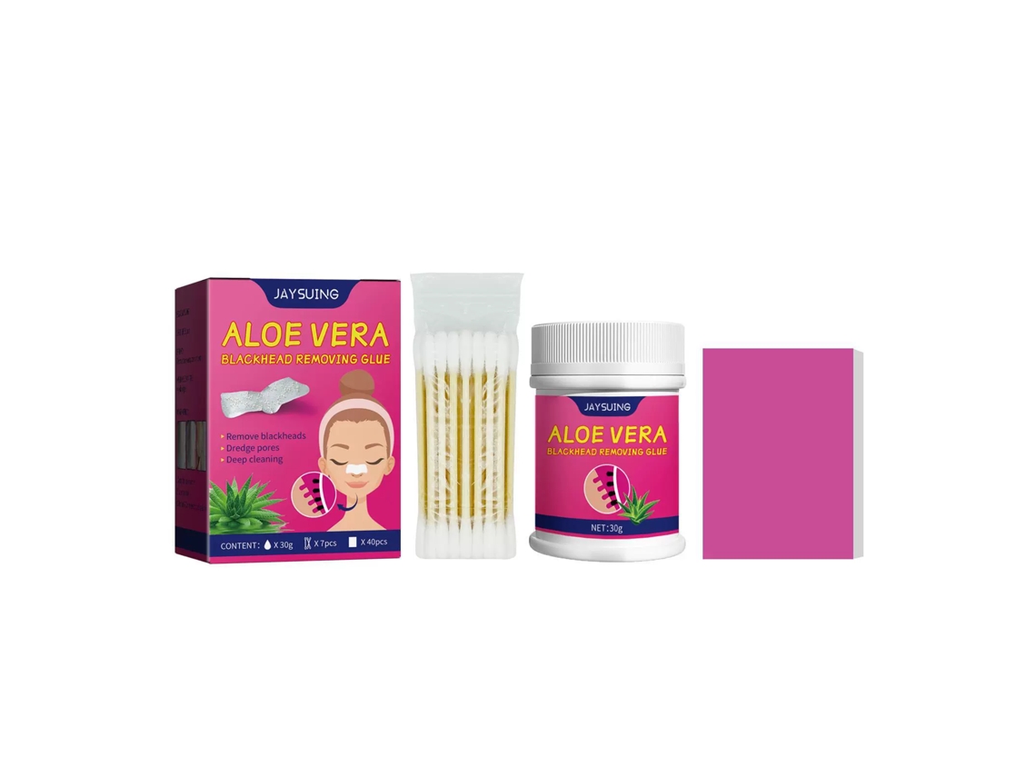 Gel limpiador facial con aloe vera para una piel sana.