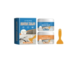 Adhesivo para reparar baldosas de mármol blanco marfil.