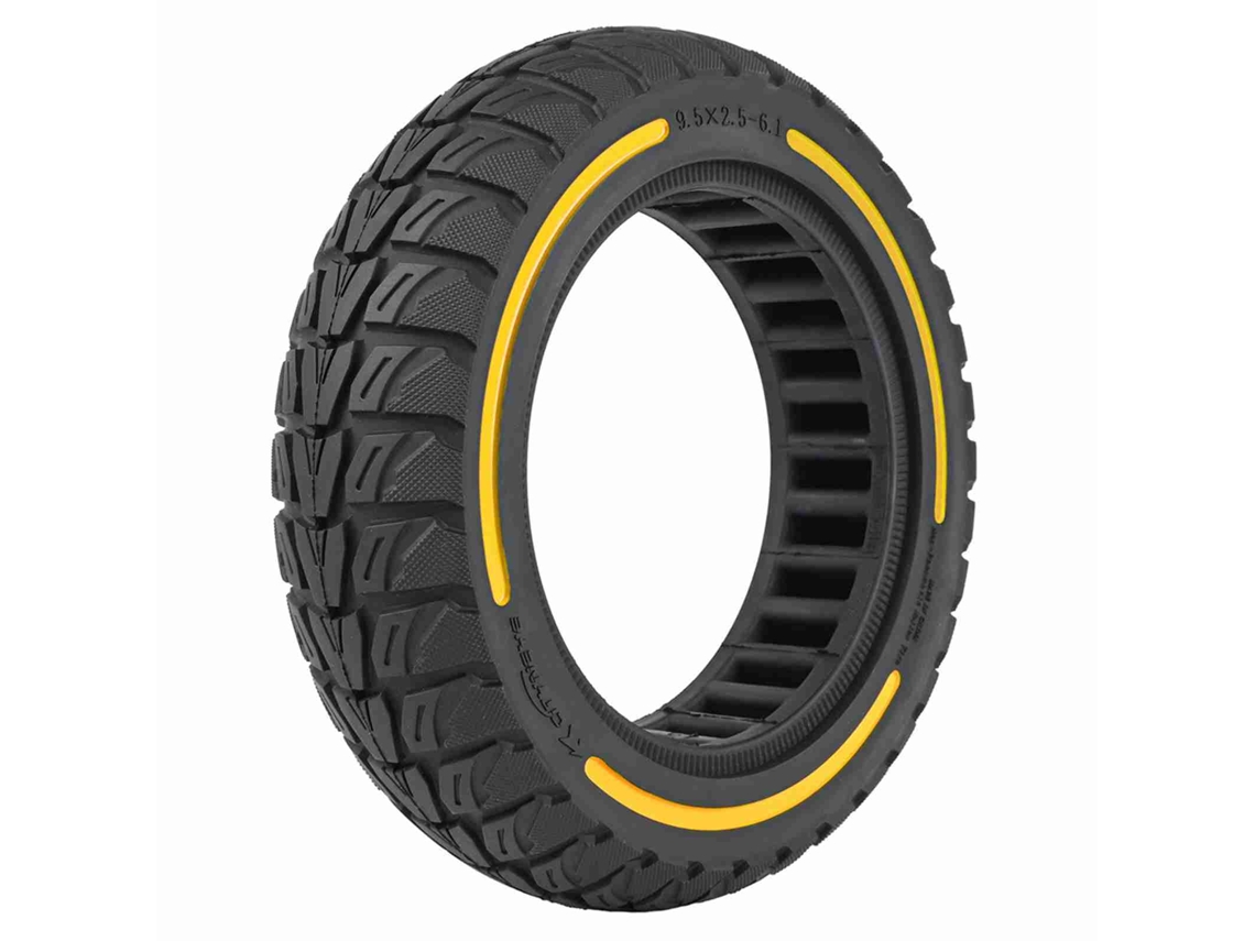 Neumático De Goma Sólida 9.5x2.5-6.1 Para Patinete Eléctrico Con Absorción De Impacto Honeycomb