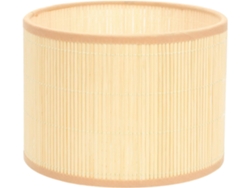 Lámpara de mesa vintage de bambú duradera, casquillos E27 y E14. SFUSHOS