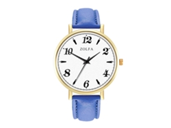Elegante Reloj De Pulsera De Cuarzo Unisex Para Parejas, Regalo Informal De Moda (azul)