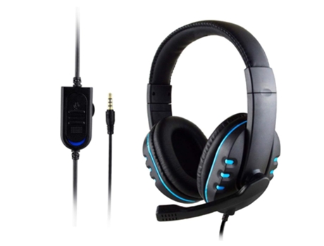 Auriculares estéreo para juegos Auriculares con cable de 3,5 mm Auriculares para juegos Auriculares con micrófono HD Compatible con Xbox-ONE/PS4 BI...