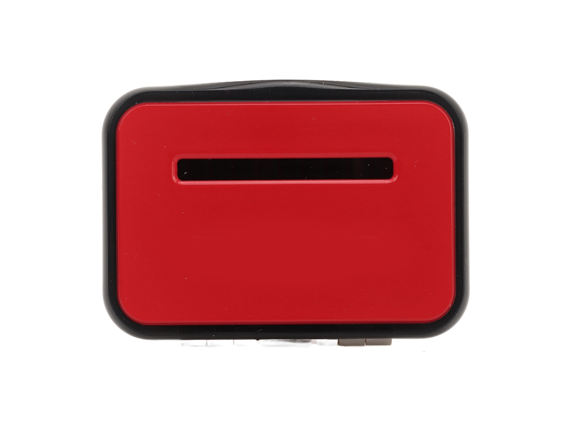 Podómetro 3d Sencillo Con Clip Para Hombres Y Mujeres, Cuenta Pasos, Distancia, Calorías, Funciona Con Pilas Y Energía Solar, Color Rojo.