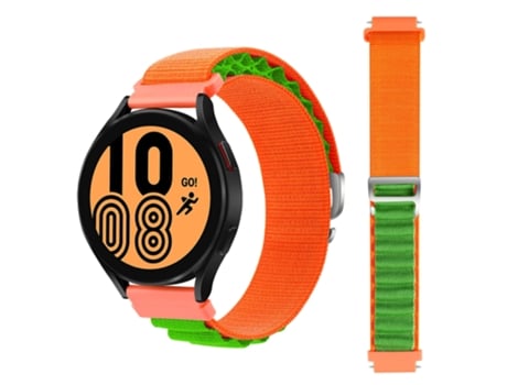 Correa Loop Alpine para Xiaomi Mibro Watch A1 Naranja y Verde