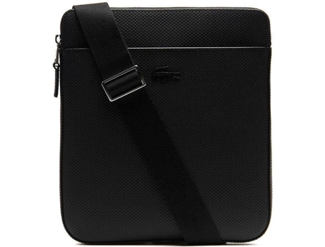 Bolso LACOSTE Chantaco Cuero Mujer (TU - Negro)