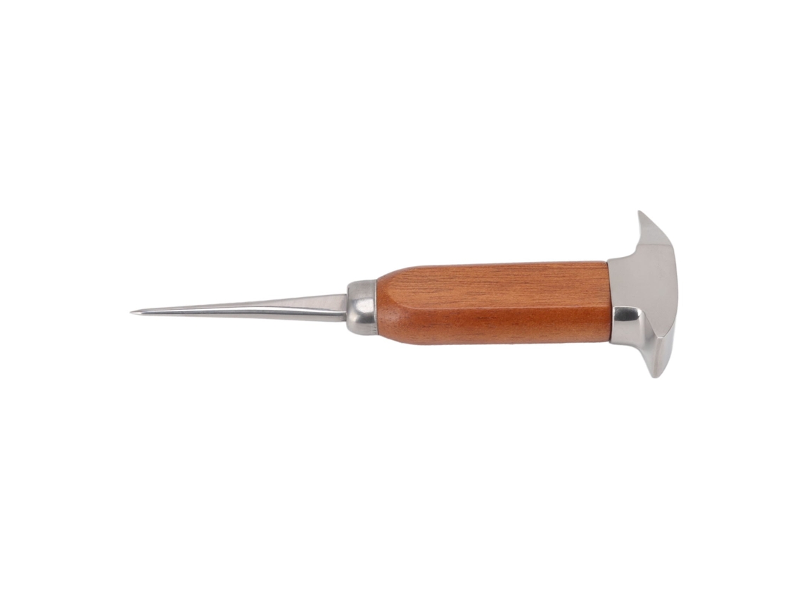 Cortahielos Manual, De Acero Inoxidable 304 Con Mango De Madera, Para Romper Hielo En Casa.