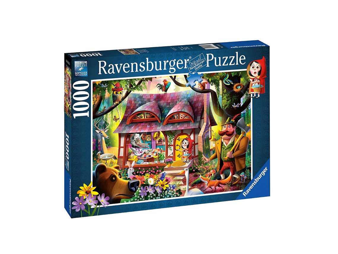 Puzzle Cuento de Hadas 1000 piezas Caperucita Roja y el Lobo Softclick Multicolor RAVENSBURGER