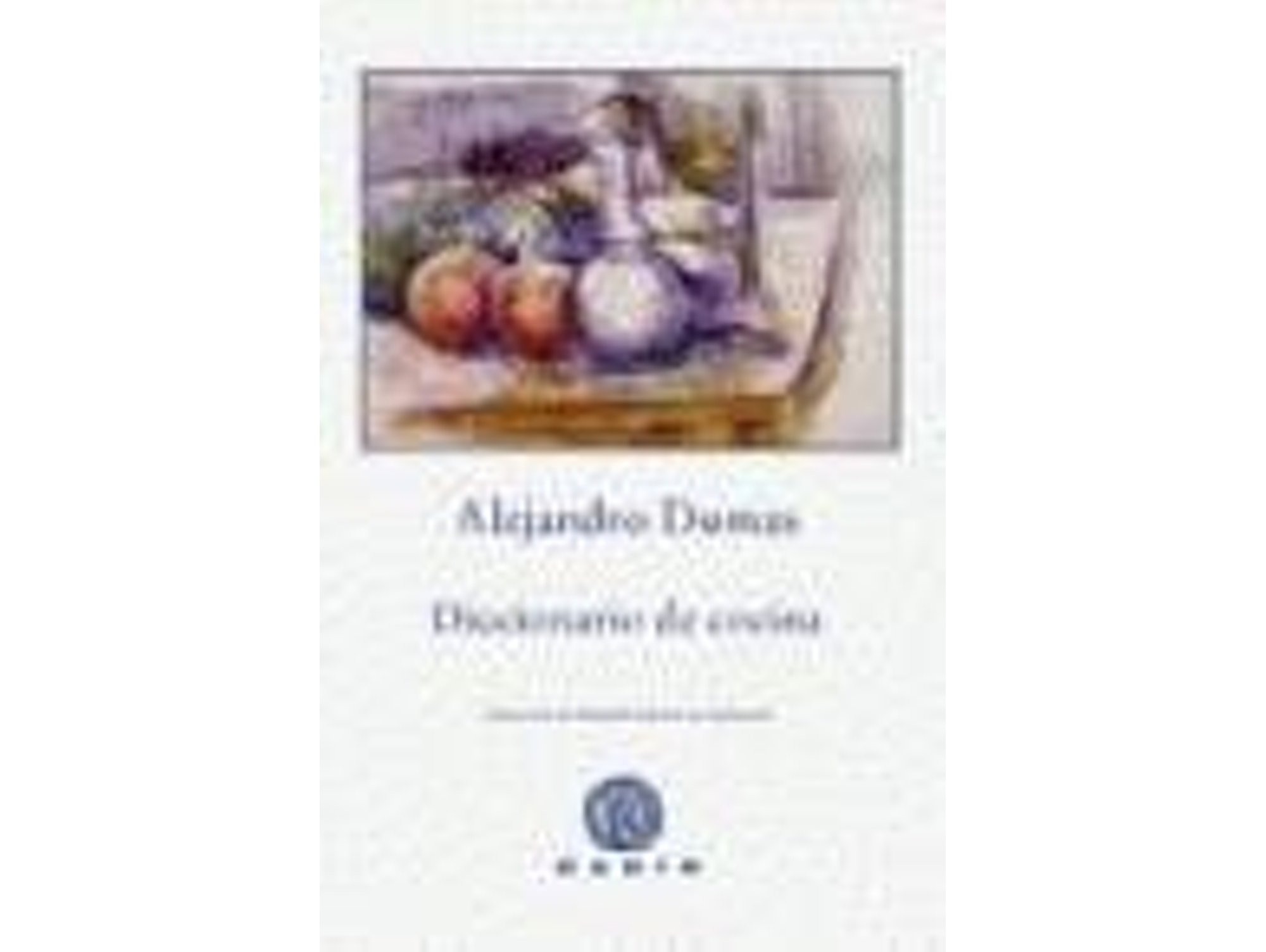 Libro Diccionario De Cocina de Alejandro Dumas (Español)