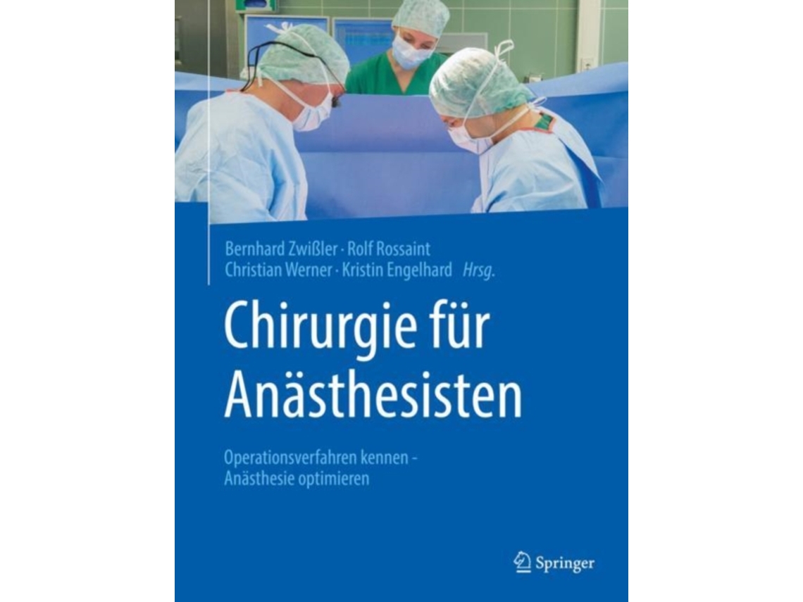 Libro Chirurgie fur Anasthesisten (Alemán)