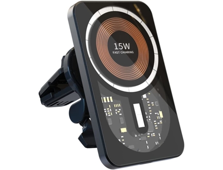 Cargador Auto CHRONUS WYJ-221112-12FM Magsafe (Qi/iPhone - Negro)