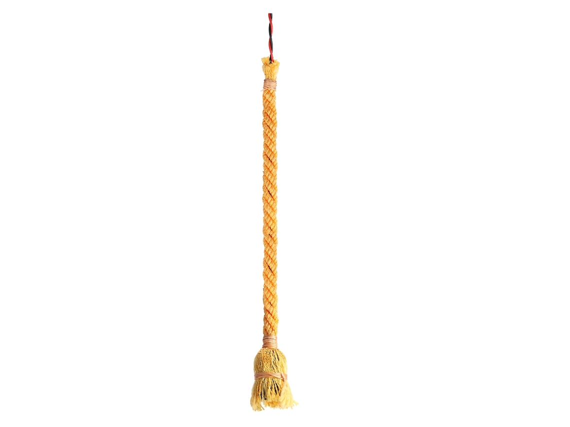 MEOIRUERY Lámpara Colgante Vintage 1m con Base E27, Cable de Yute Tranazado, Luz de Techo AC85-265V