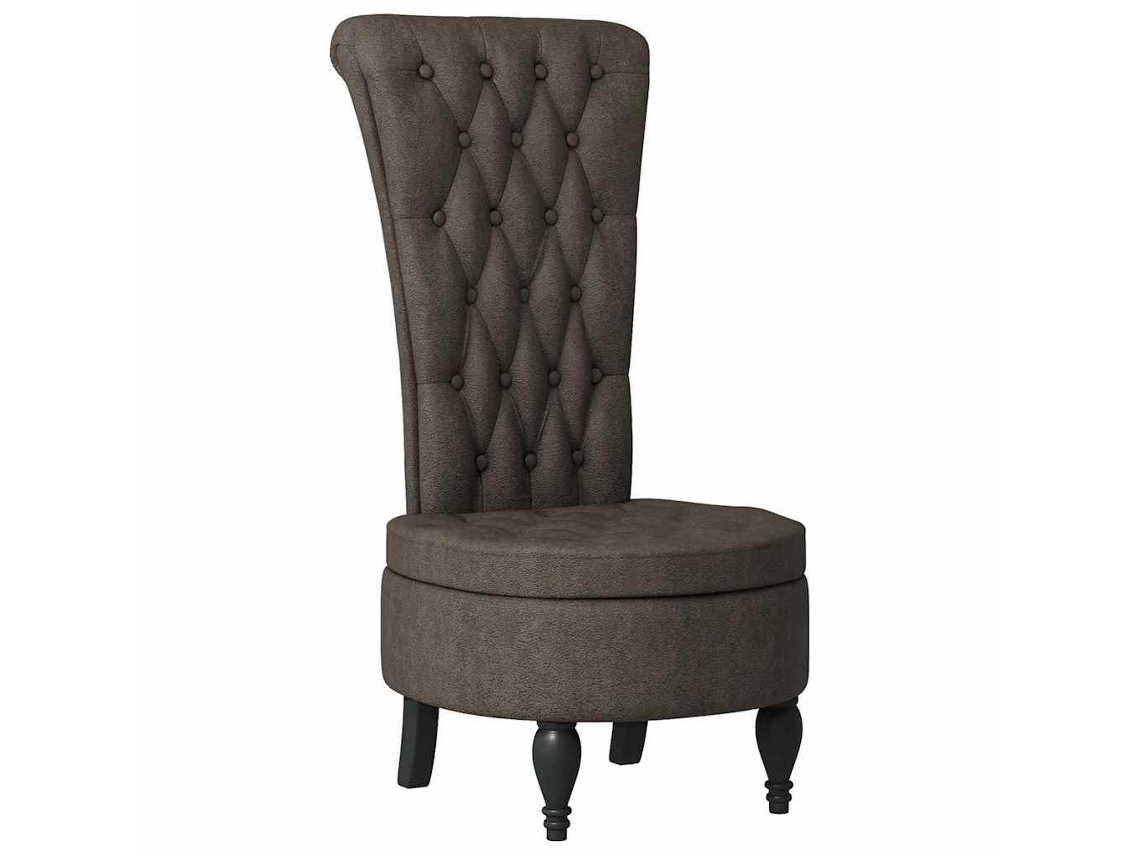 Sillón Slipper, Gris Oscuro, 56,5 x 70 x 110 cm, MAISON EXCLUSIVE