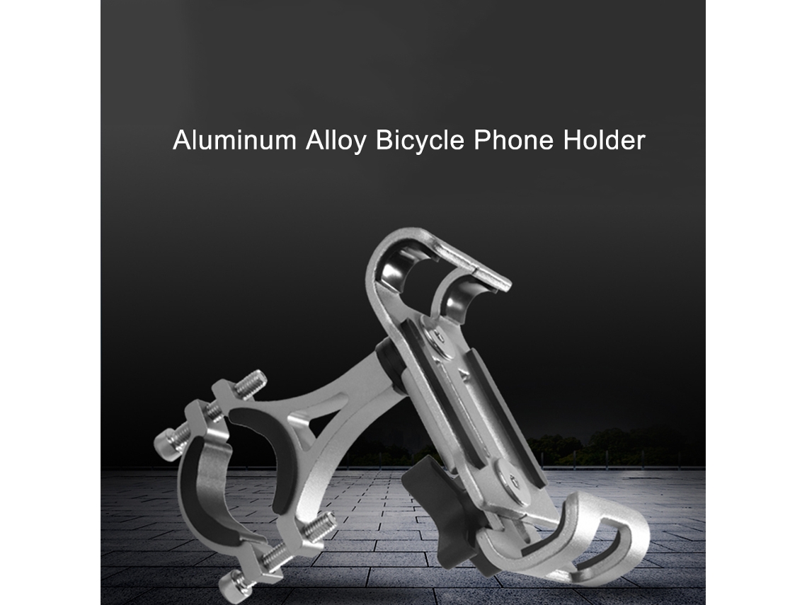Soporte Para Teléfono Bicicleta Moto Aluminio Ajustable 360° Rotación Montura Manillar Bracket Celular