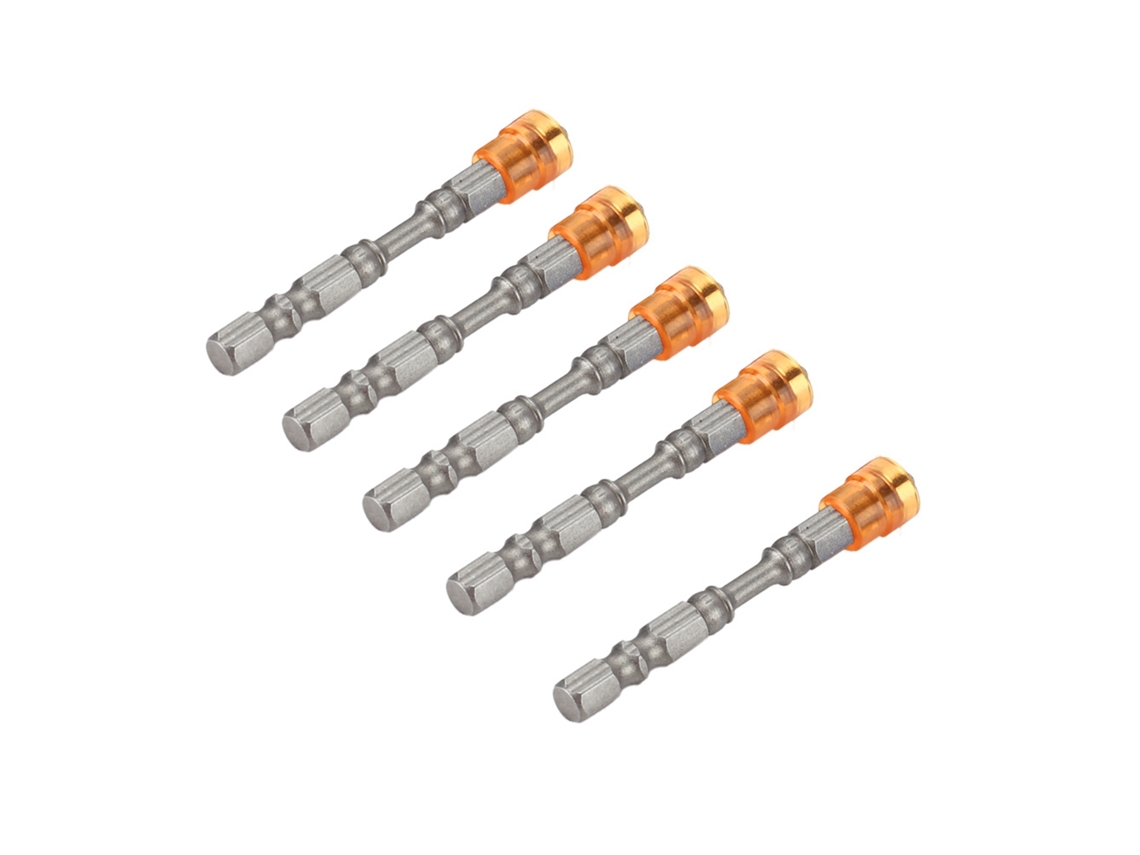 Juego De Punta De Destornillador Cruz Ph2 Para Tornillos De Yeso Con Mango 1/4 Pulgada (amarillo)