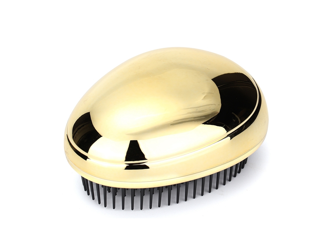 Peine De Masaje Capilar Portátil Cepillo De Champú Peine De Cabeza Oro Para Lavar El Cabello
