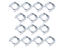 Hebillas Metálicas Ajustables Para Correas De 19 Mm, 50 Unidades, Acero Galvanizado, Compatibles Con Correas.
