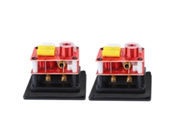 2pcs Filtros De Crossover Hifi 2 Vias Tweeter Grave Divisor De Frequência Alto-falante 120w 4-8 Ohmios