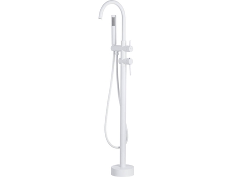Set de Baño Grifo + Mezclador + Ducha Tugela 235700 (Blanco - Latón -20x16x119 cm)