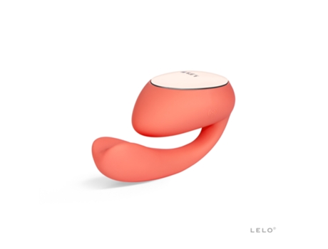 Estimulador LELO Ida Wave Masajeador de Doble Estimulación Coral Rojo