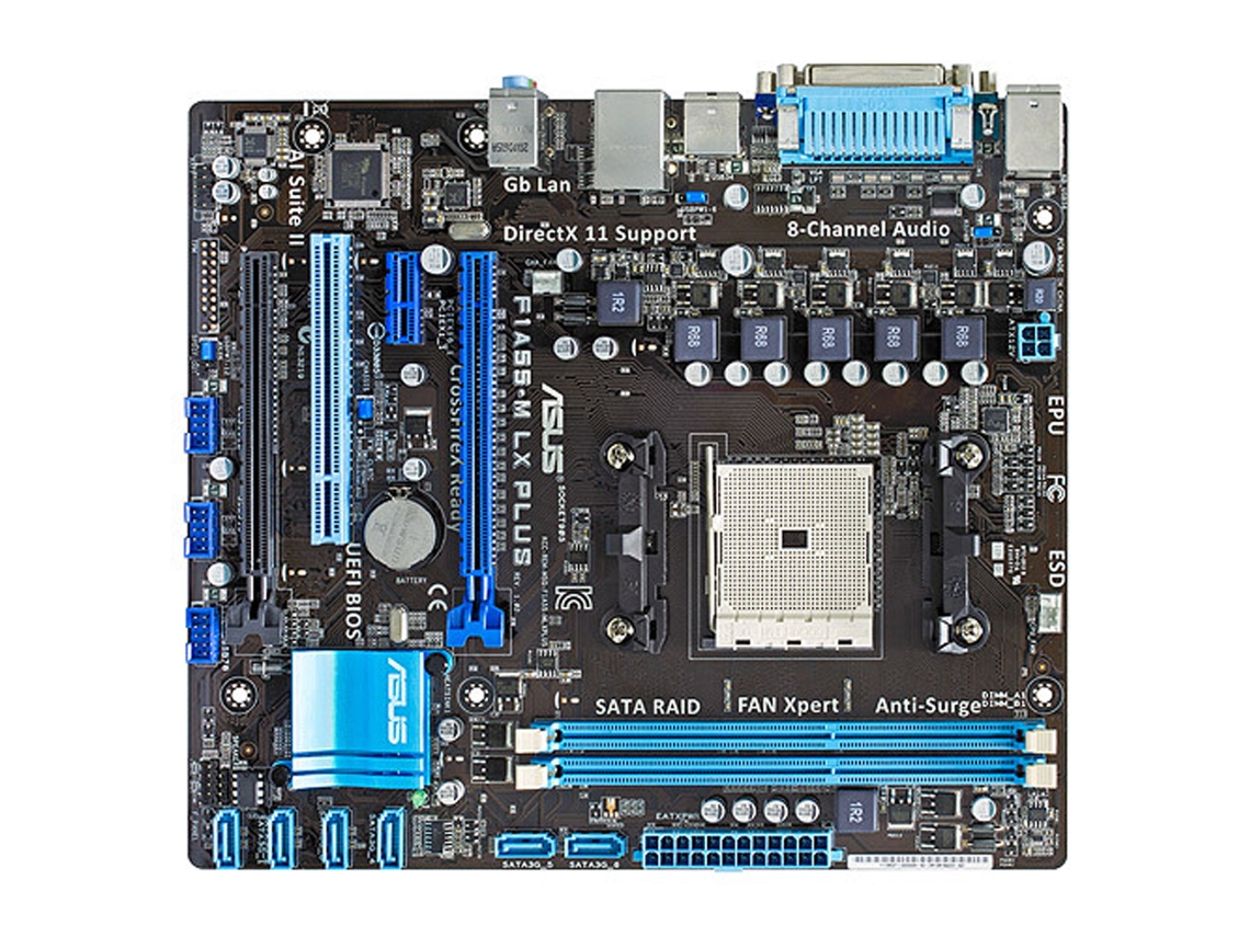 Placa Base Asus F1a55-m Lx Plus(socket Fm1 - Amd A55 - Ddr3 - Micro Atx)