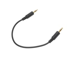 Cabo De Áudio Estéreo 3.5mm Macho Para Macho Aux Extensor 0.3m Para Iphone/ipad/fone De Ouvido