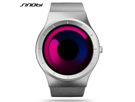 Smartwatch para parejas FPSP Tendencia de color opuesto Concepto creativo de Smartwatch sin agujas