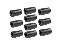 10 Adaptadores De Pilas Aa A C, Espaciador De Carcasa De Plástico Abs, Convertidor De Pilas Tamaño C P20250110947