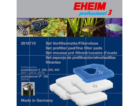 Material Filtrante EHEIM Set De Esponjas E Almofadas Filtrantes 2071,73,75