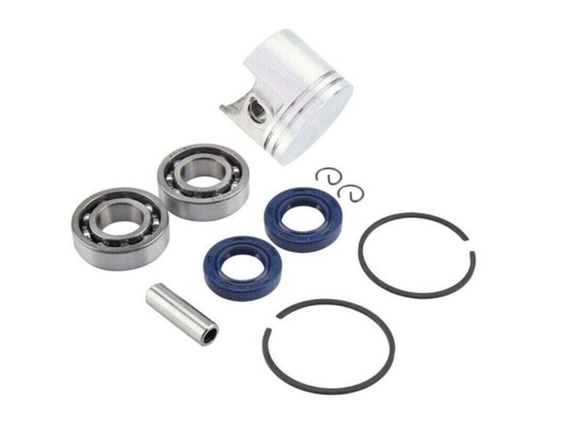 Kit de sellos de aceite para cojinetes de aro de pistón de 37 mm, repuesto de alta calidad para motosierra agrícola 017 Ms170.