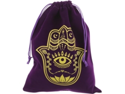 Bolsa Terciopelo Morado Portátil Ligera Cordón Ajustable Guardar Joyas Detalles Delicados Diseño Único Bodas