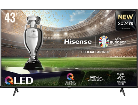 TV HISENSE 43E7NQ D.VISION+ATMO (QLED - 43'' - 109 cm - 4K Ultra HD - Smart TV)