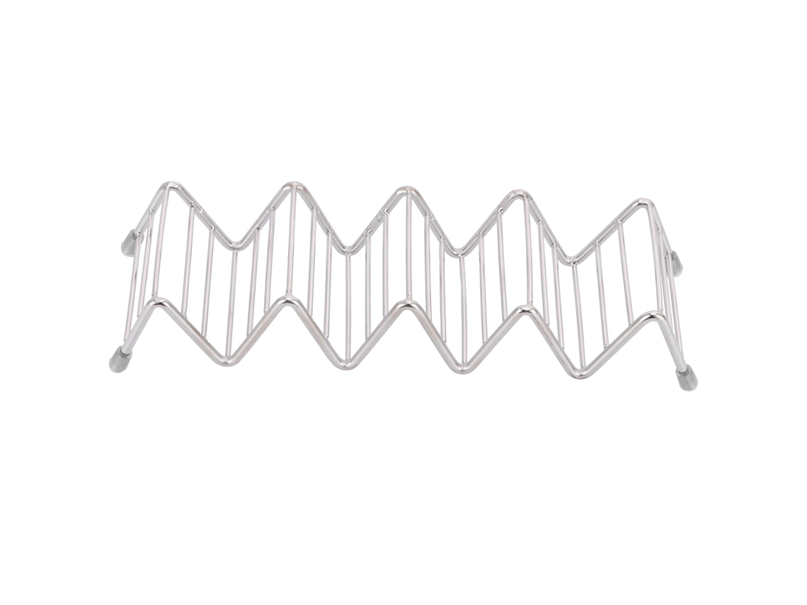 Innovador soporte para tacos de acero inoxidable 304, soporte para panqueques, bandeja para cocina y restaurante, 4/5 rejillas