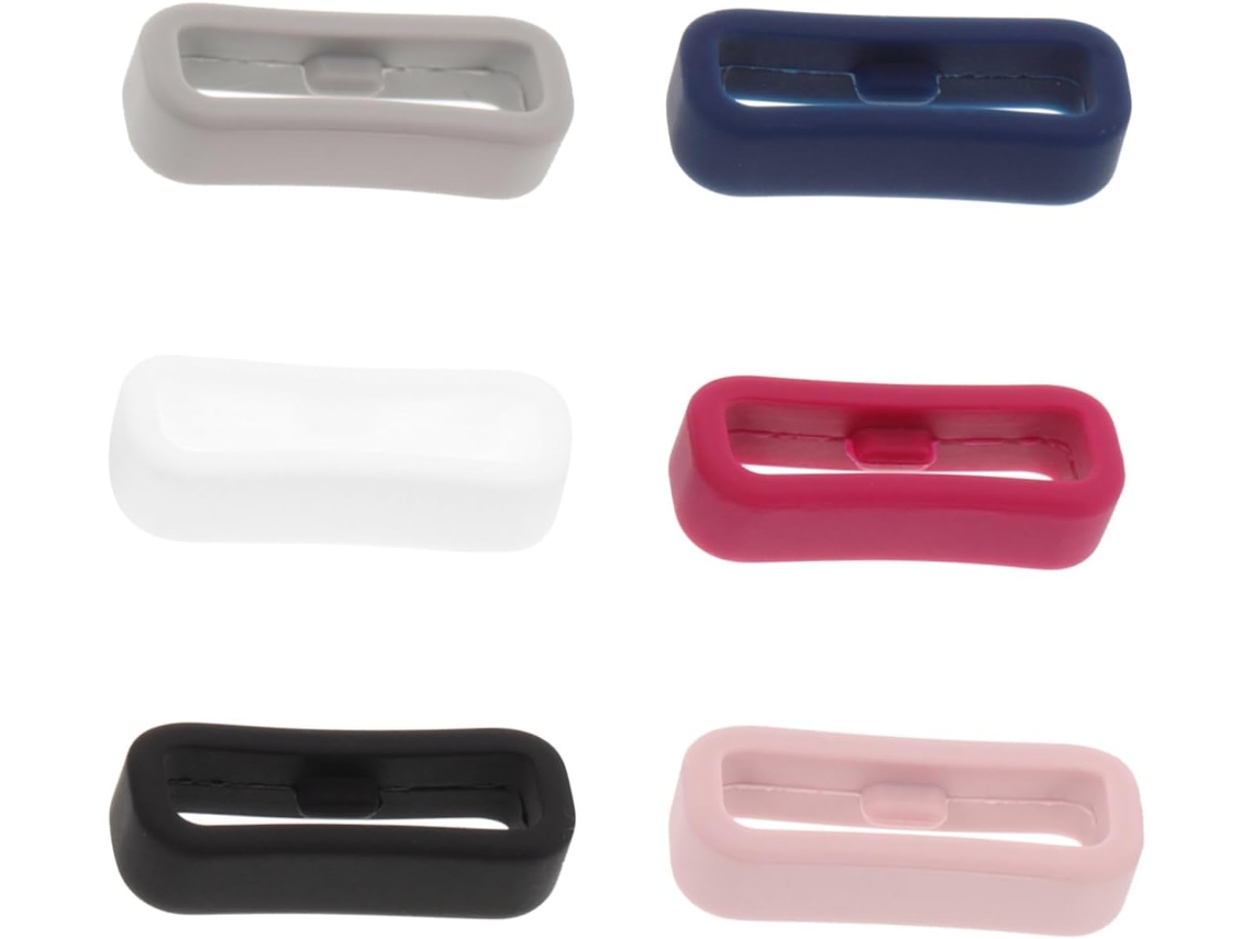 Juego de 6 piezas con anillos de sujeción para correa de reloj, soporte para correa y clip D Gokoco