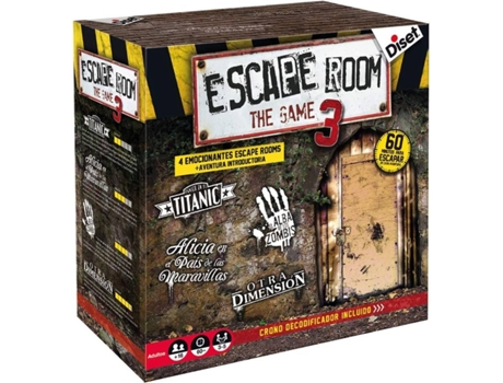 Juego de Mesa DISET Escape Room (Edad Minima: 18 años)