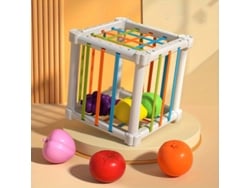 Juguete para bebés: Juego de clasificación de frutas coloridas para fomentar el desarrollo sensorial y el aprendizaje en bebés. Mdug