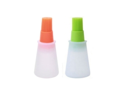 2026-31837-2 Cepillos De Silicona Para Aceite, Cepillo De Extensión Para Barbacoa/pasteles (naranja, Verde)