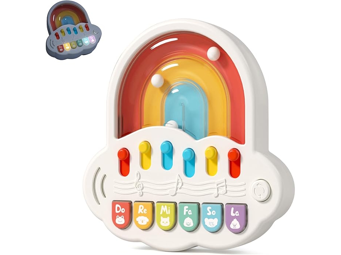 Piano De Juguete Para Bebés, Teclado Musical Luminoso Para Bebés De 6 A 12 Meses. Panoona