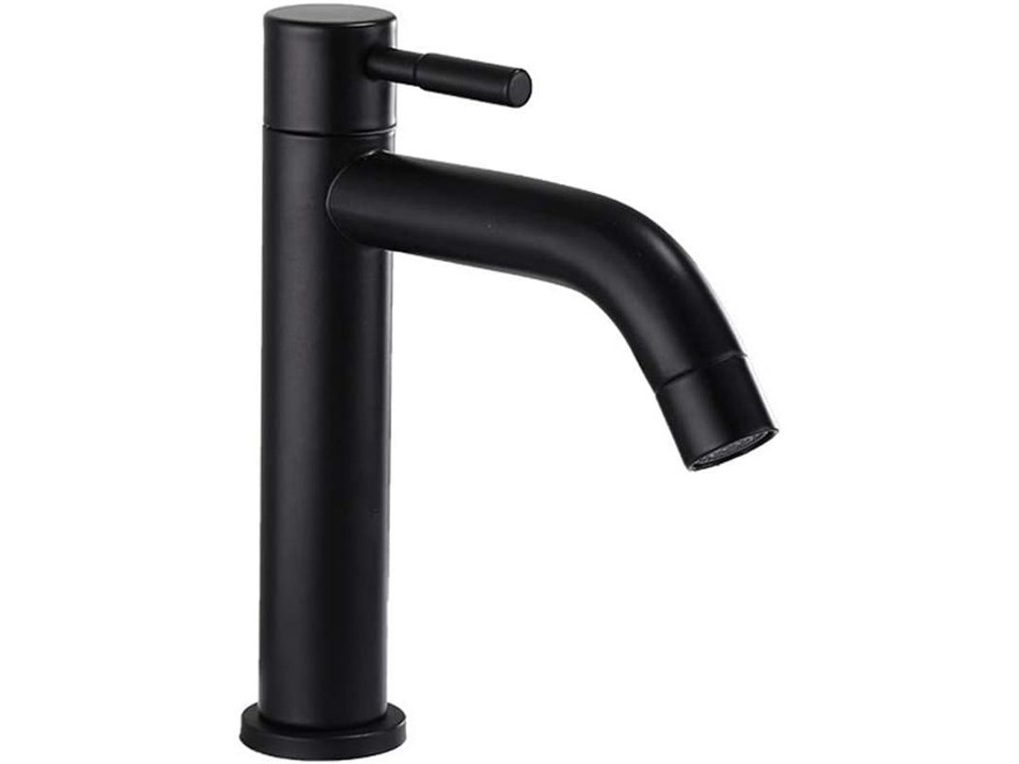 2026altiro-cabezal De Ducha De Baño De Acero Inoxidable Negro Mate Con Cartucho Cerámico Para Agua Fría.