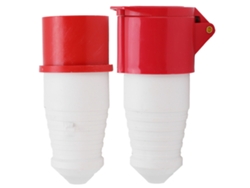 Conjunto De Conector Industrial 4pin 3fase 16a 380415v (3p+e) Conector De Energía Industrial Impermeable