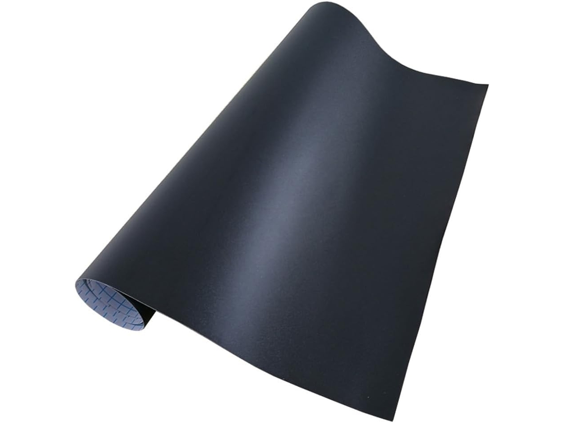 Yardenfun Pegatina De Pizarra Para Pared Negra Pvc Extraíble Para Hogar Oficina Aula 45x200 Cm Uso Reutilizable Y