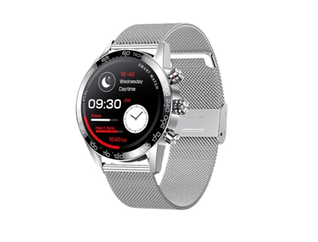 Smart Watch Hombres Bluetooth Llamada HD Pantalla Siempre Mostrar Tiempo Fitness Pulsera Impermeable Acero Inoxidable Smartwatch Hombres VEANXIN