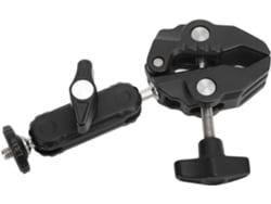 Adaptador De Rótula Doble De 360 Grados Para Soporte De Abrazadera De Cámara Super Camera Clamp Mount