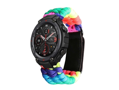 Correa Pulsera Fio Trenzado para Amazfit T-Rex Pro Multicolor