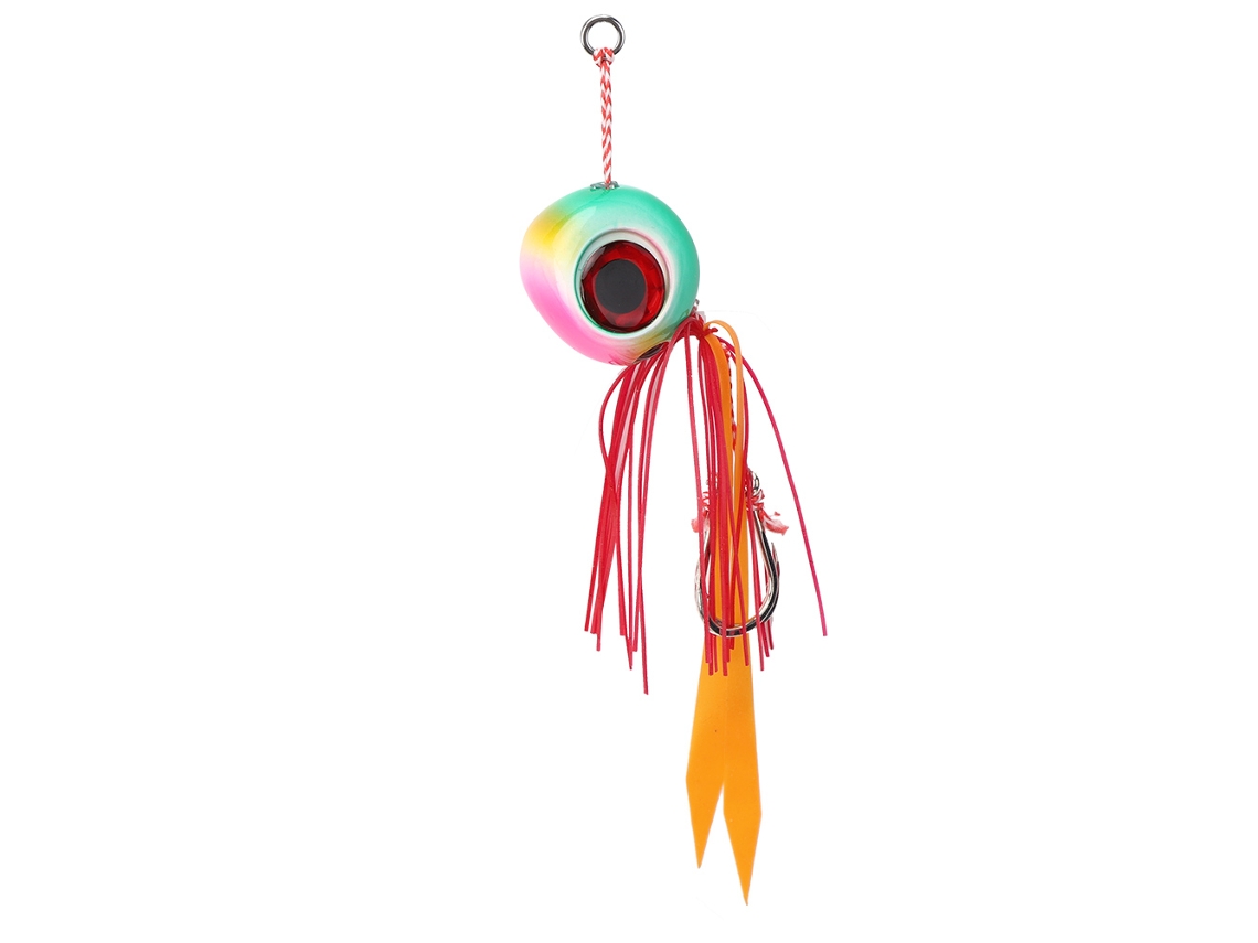 Señuelo Artificial Luminoso Con Doble Anzuelo Y Barba Para Pesca, Placa De Hierro N.° 3