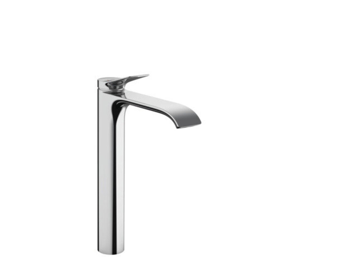 HANSGROHE Vivenis, mezclador monomando de lavabo 250 para lavabos sin desagüe, proyección 191 mm, 75042, Color: cromado
