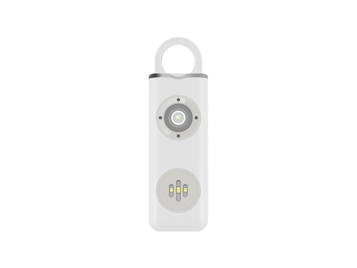 Alarma De Seguridad Personal Para Mujeres: 130 Decibelios, Luz Estroboscópica Y Llavero, Todo En Uno., Resistente, Uso Multifuncional