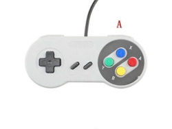 Controle Retro Usb Super Controller para Sf Snes Pc Windows Mac Acessórios de Jogo GOKOCO