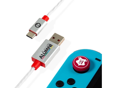 Cable Usb Tipo C Nintendo Switch Harry Potter Con Led Y Grips