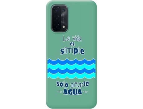 Carcasa Oppo A54 5G / A74 5G TUMUNDOSMARTPHONE Agua Verde