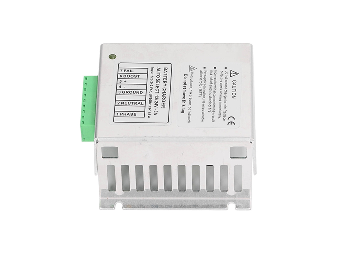 Cargador De Batería Para Generador Diésel 5a 12/24vdc Cambio Automático De Voltaje 220-240vac